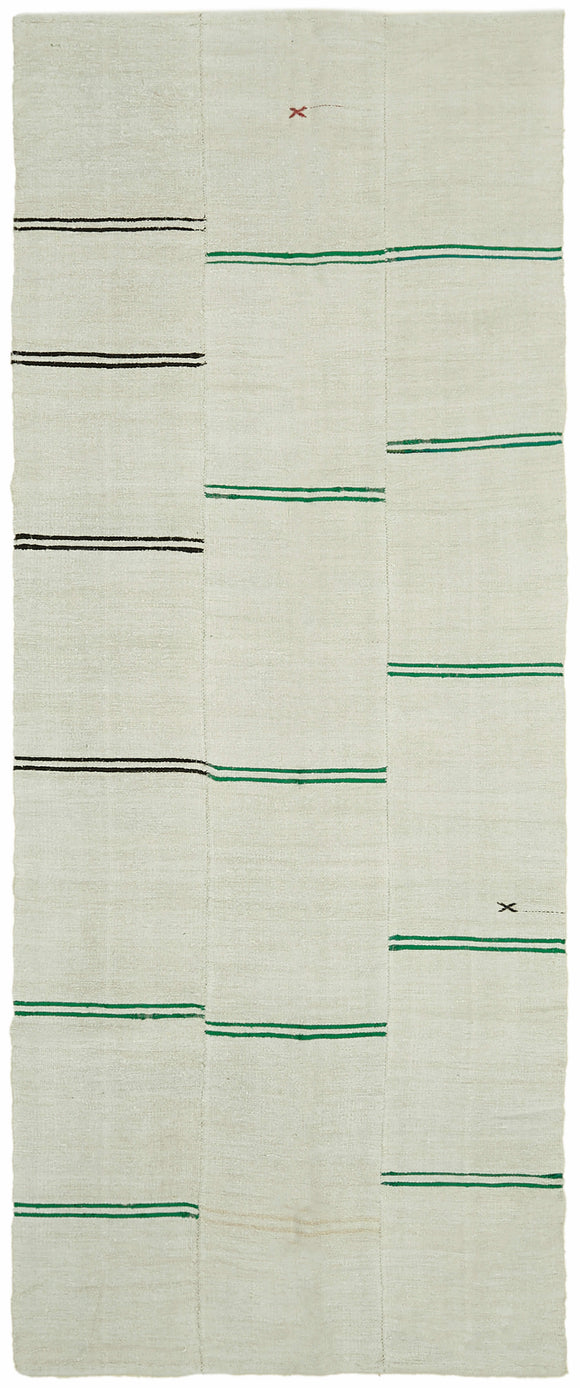 5x13 Beige Hemp Kilim Rug - 42163