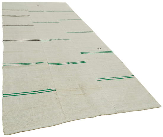 5x13 Beige Hemp Kilim Rug - 42163