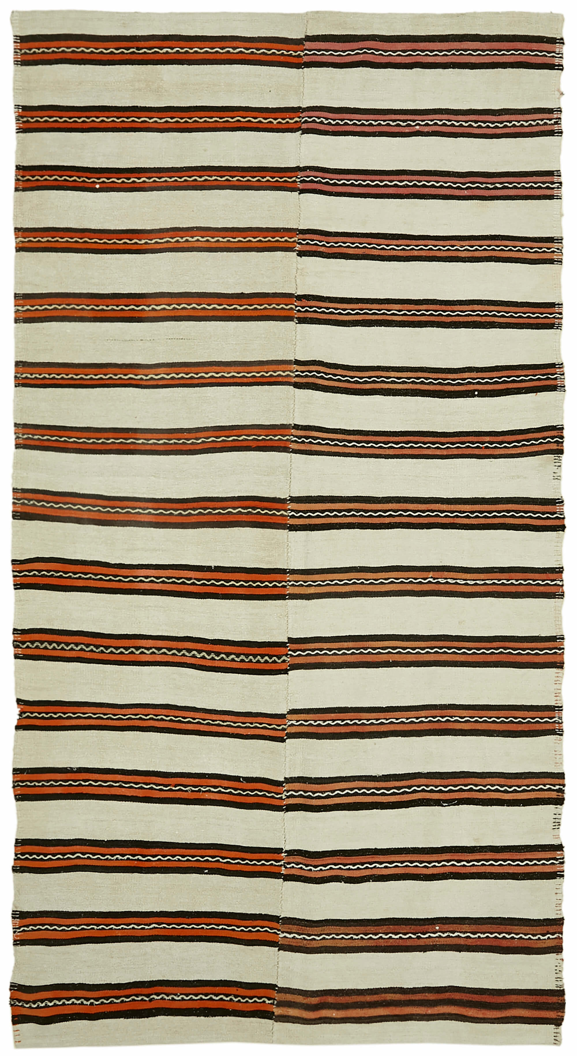 6x11 Multicolor Hemp Kilim Rug - 42175