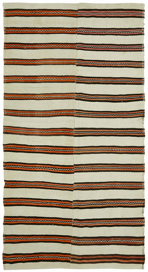 6x11 Multicolor Hemp Kilim Rug - 42175