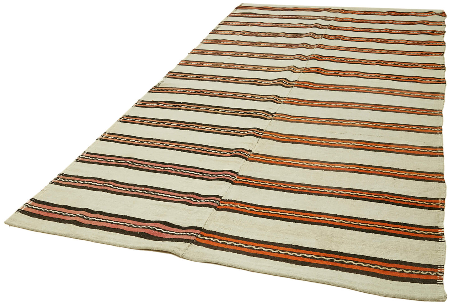 6x11 Multicolor Hemp Kilim Rug - 42175