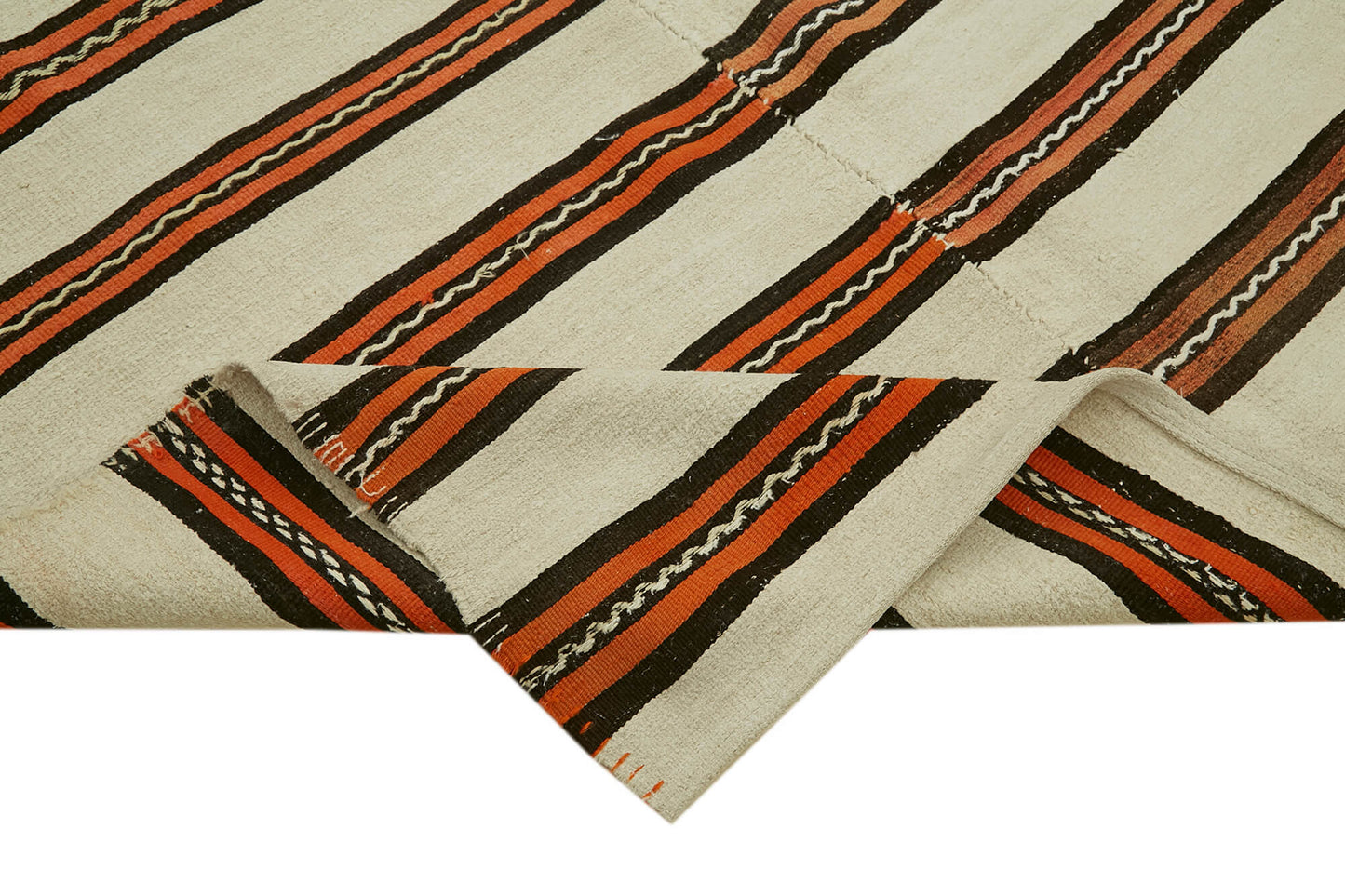 6x11 Multicolor Hemp Kilim Rug - 42175