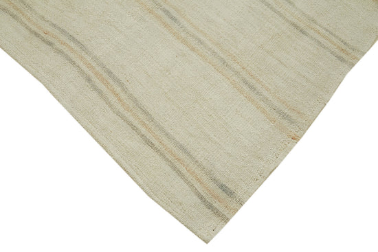 6x9 Beige Hemp Kilim Rug - 42176