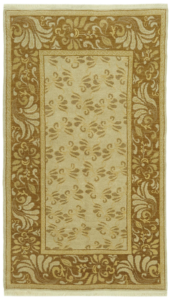 4x7 Beige Oushak Rug - 42180