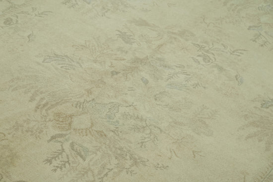 7x9 Beige Oushak Rug - 42186