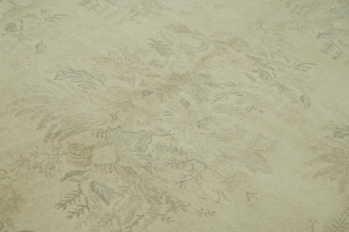 7x9 Beige Oushak Rug - 42186