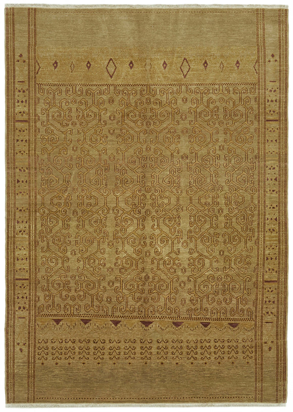6x8 Beige Oushak Rug - 42188