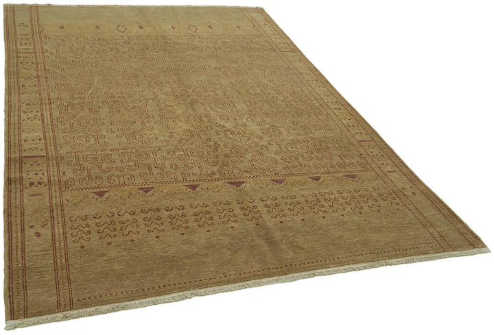 6x8 Beige Oushak Rug - 42188