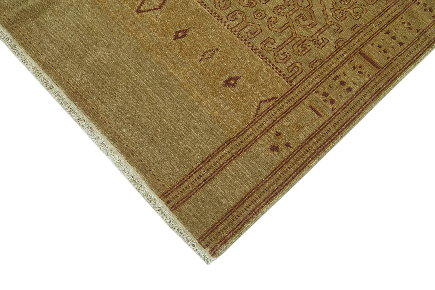 6x8 Beige Oushak Rug - 42188