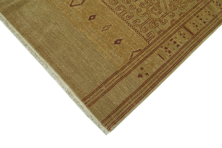 6x8 Beige Oushak Rug - 42188