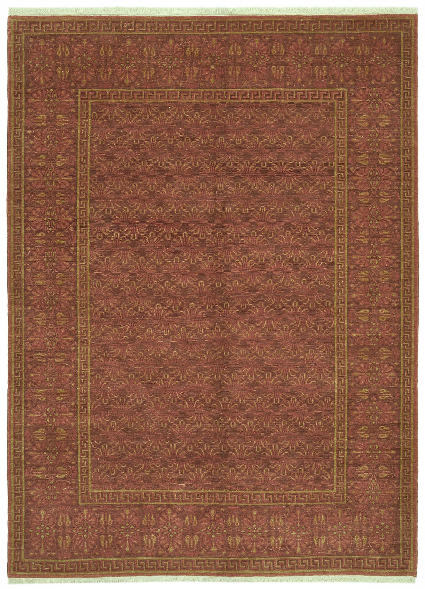 7x9 Red Oushak Rug - 42189