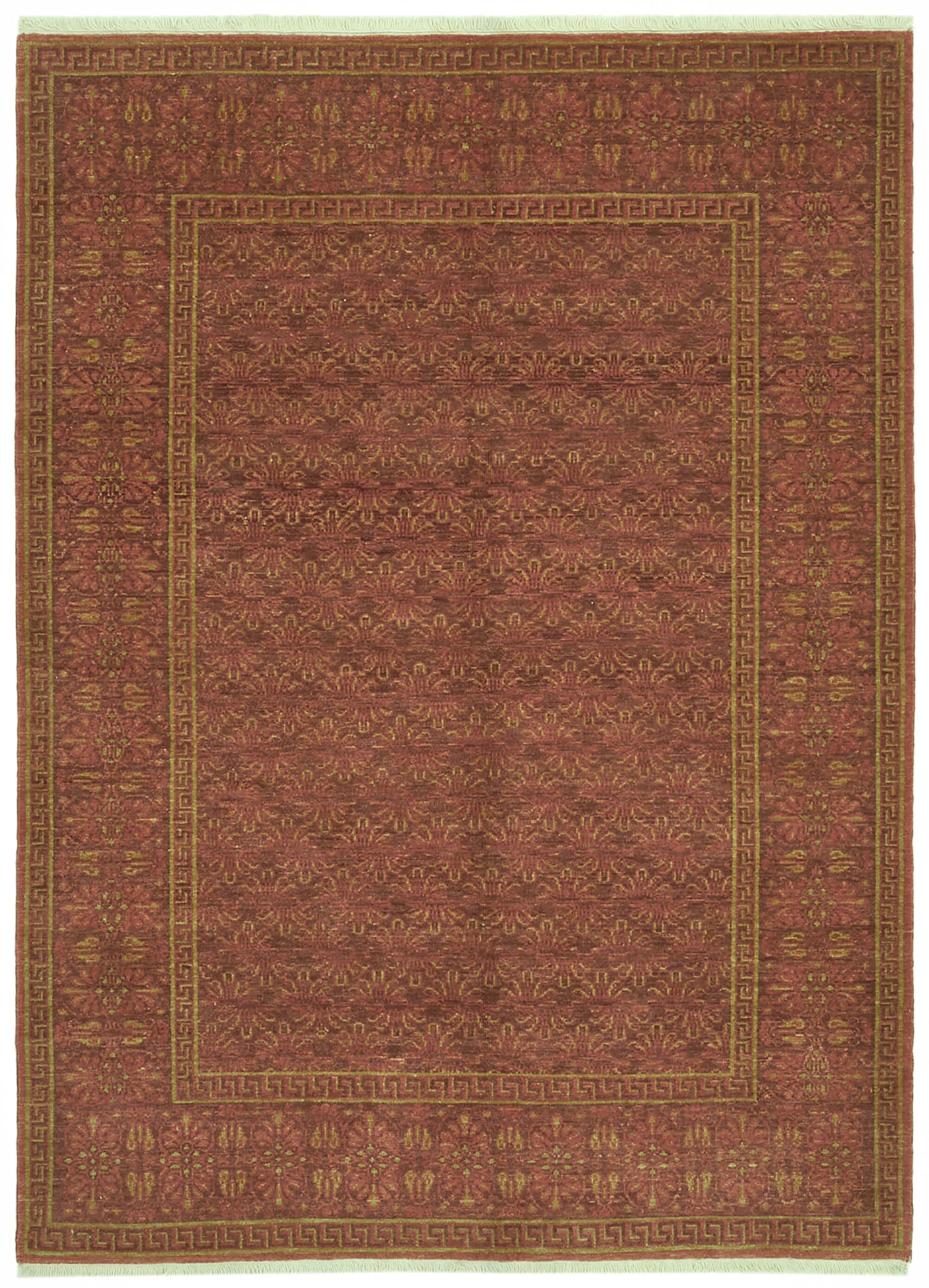 7x9 Red Oushak Rug - 42189