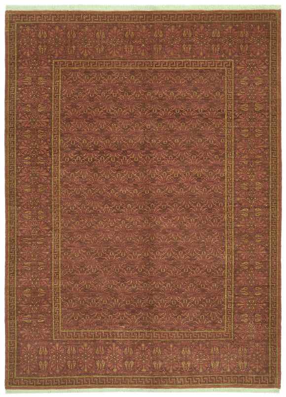 7x9 Red Oushak Rug - 42189