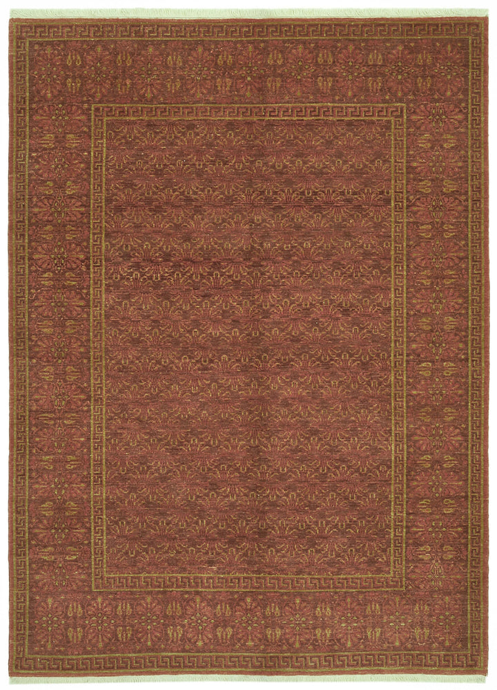 7x9 Red Oushak Rug - 42189