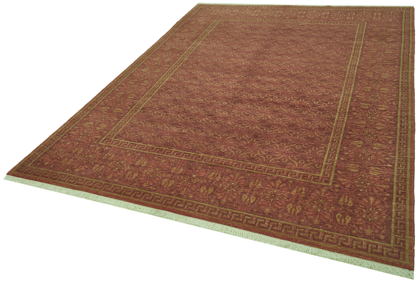 7x9 Red Oushak Rug - 42189