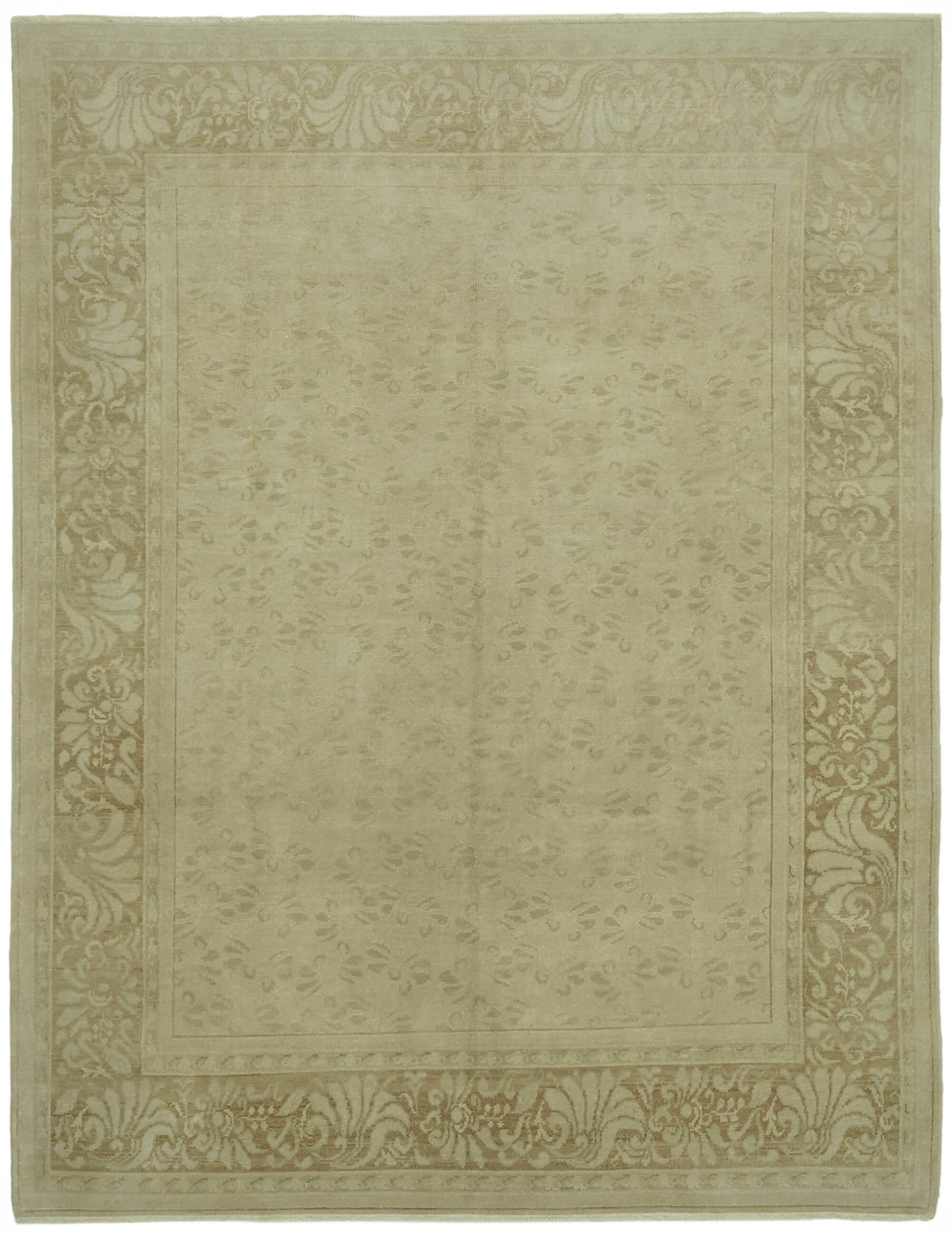 8x10 Beige Oushak Rug - 42191