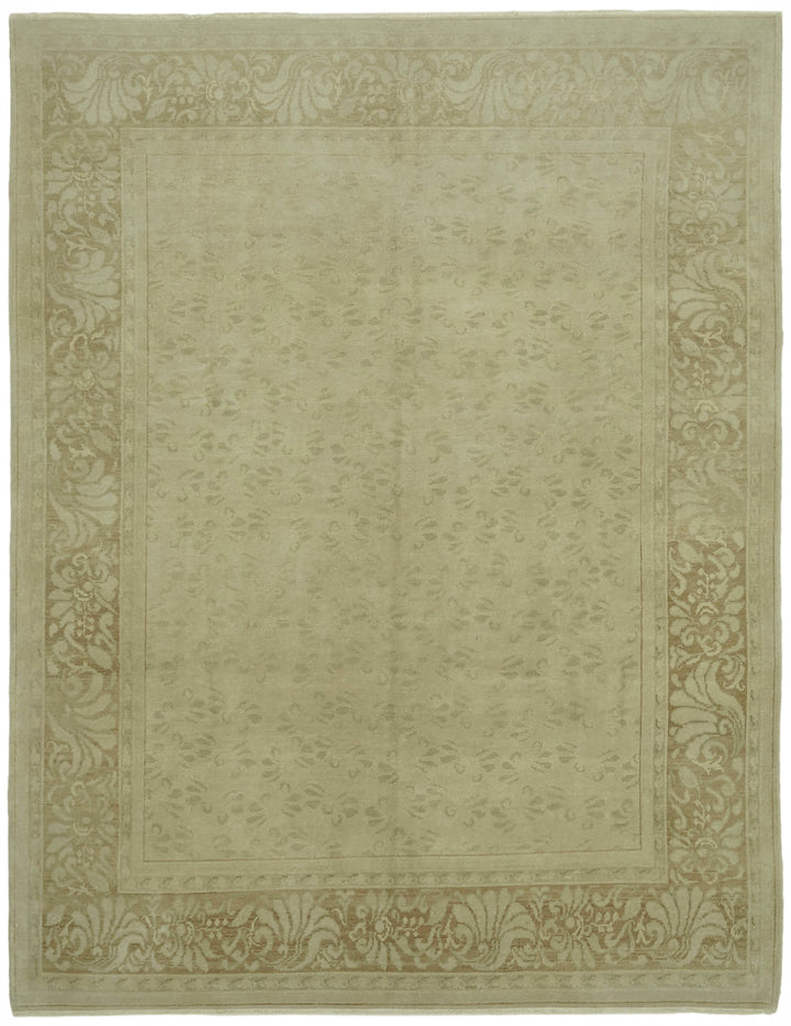 8x10 Beige Oushak Rug - 42191