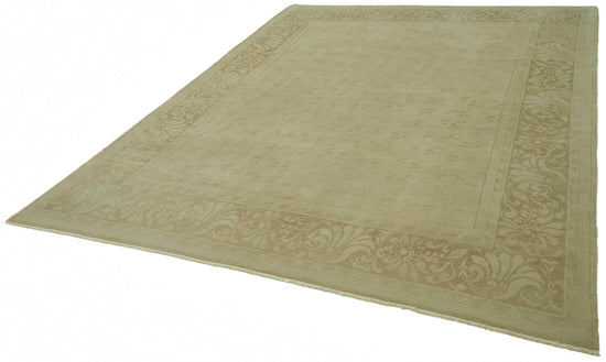 8x10 Beige Oushak Rug - 42191