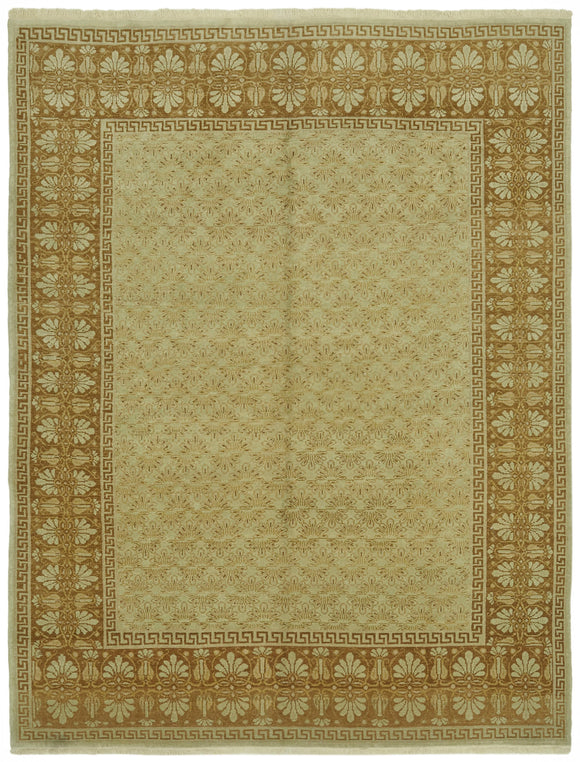 8x11 Beige Oushak Rug - 42192