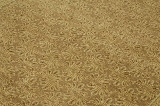 7x9 Beige Oushak Rug - 42196