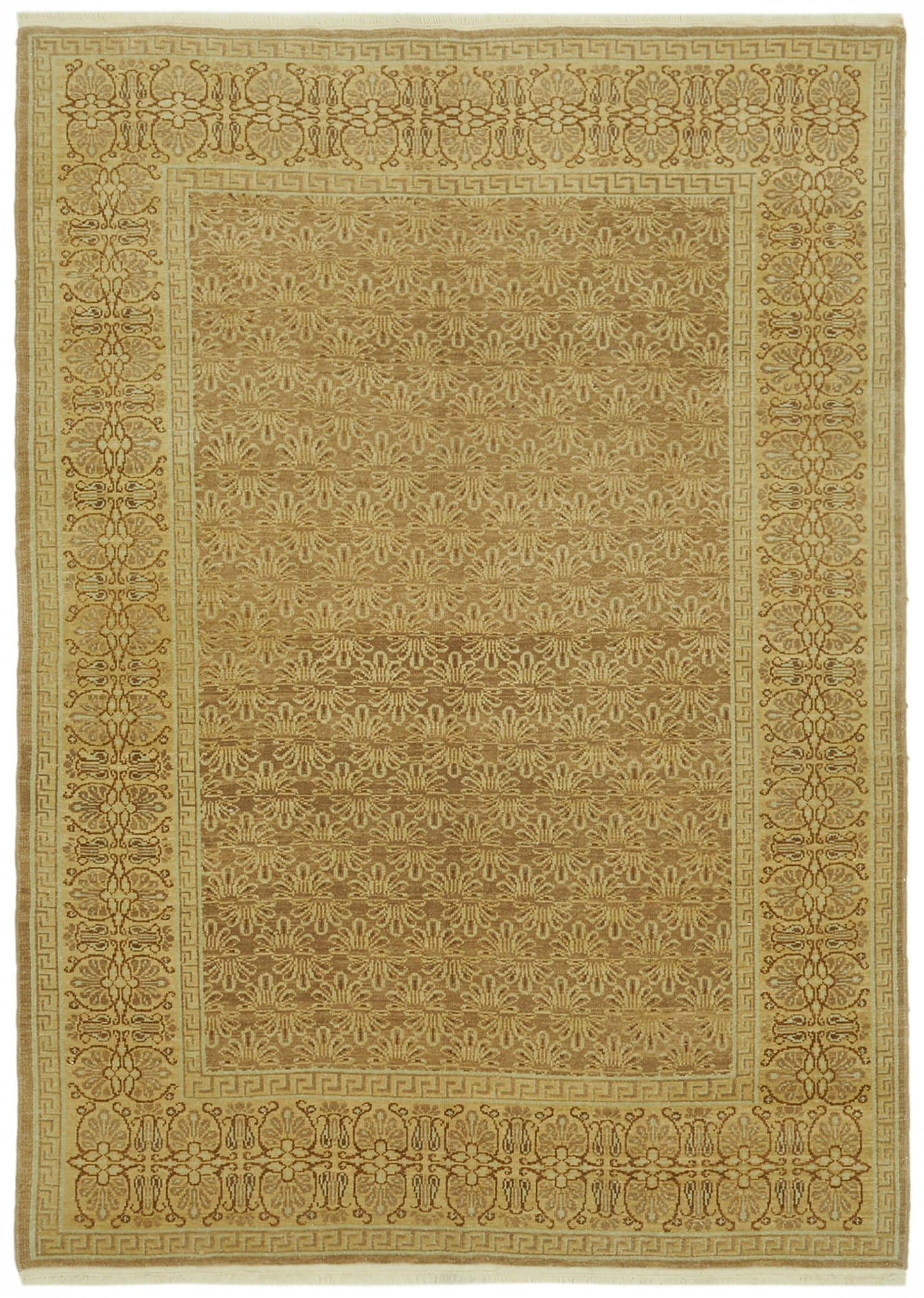 6x9 Beige Oushak Rug - 42197