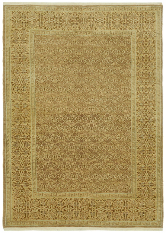 6x9 Beige Oushak Rug - 42197