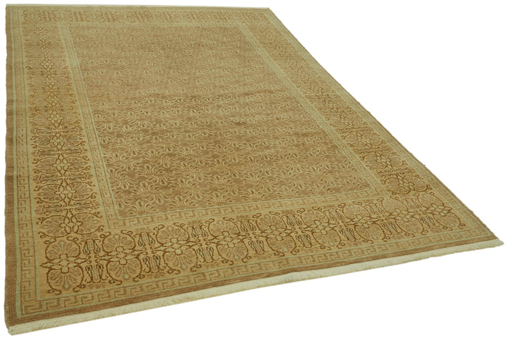 6x9 Beige Oushak Rug - 42197