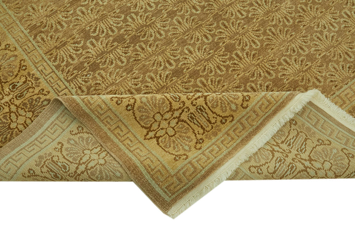 6x9 Beige Oushak Rug - 42197