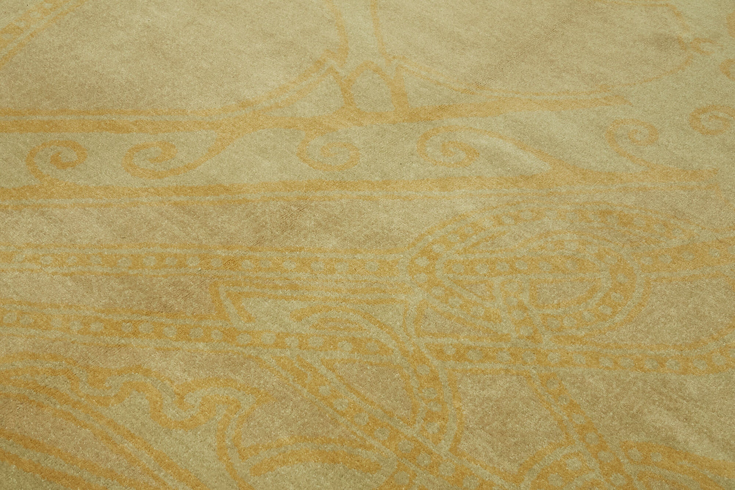 7x9 Beige Oushak Rug - 42200