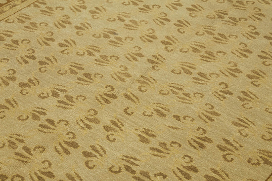 7x9 Beige Oushak Rug - 42203