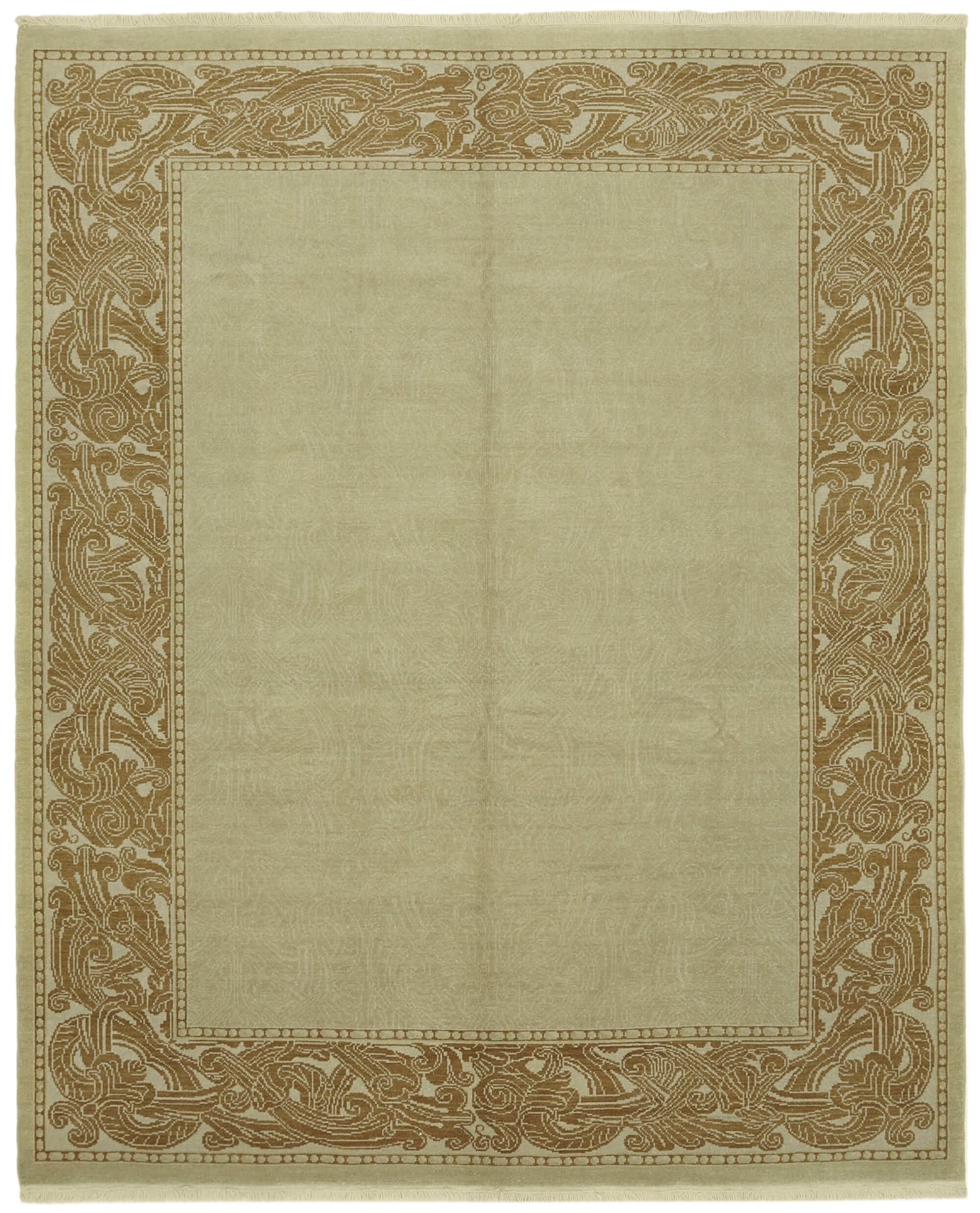 8x10 Beige Oushak Rug - 42206