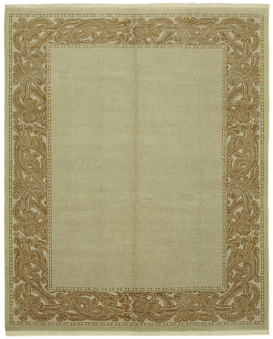 8x10 Beige Oushak Rug - 42206