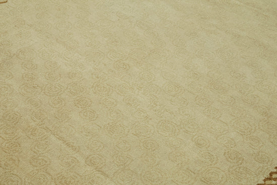 7x10 Beige Oushak Rug - 42207