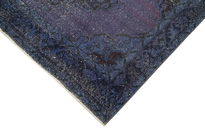 5x14 Purple Turkish Over Dyed Runner Rug - 4220