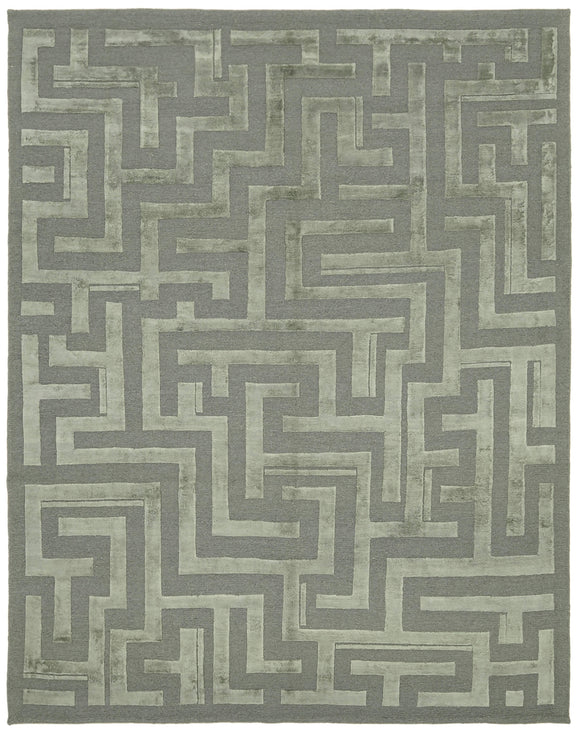 8x10 Green Oushak Rug - 42210
