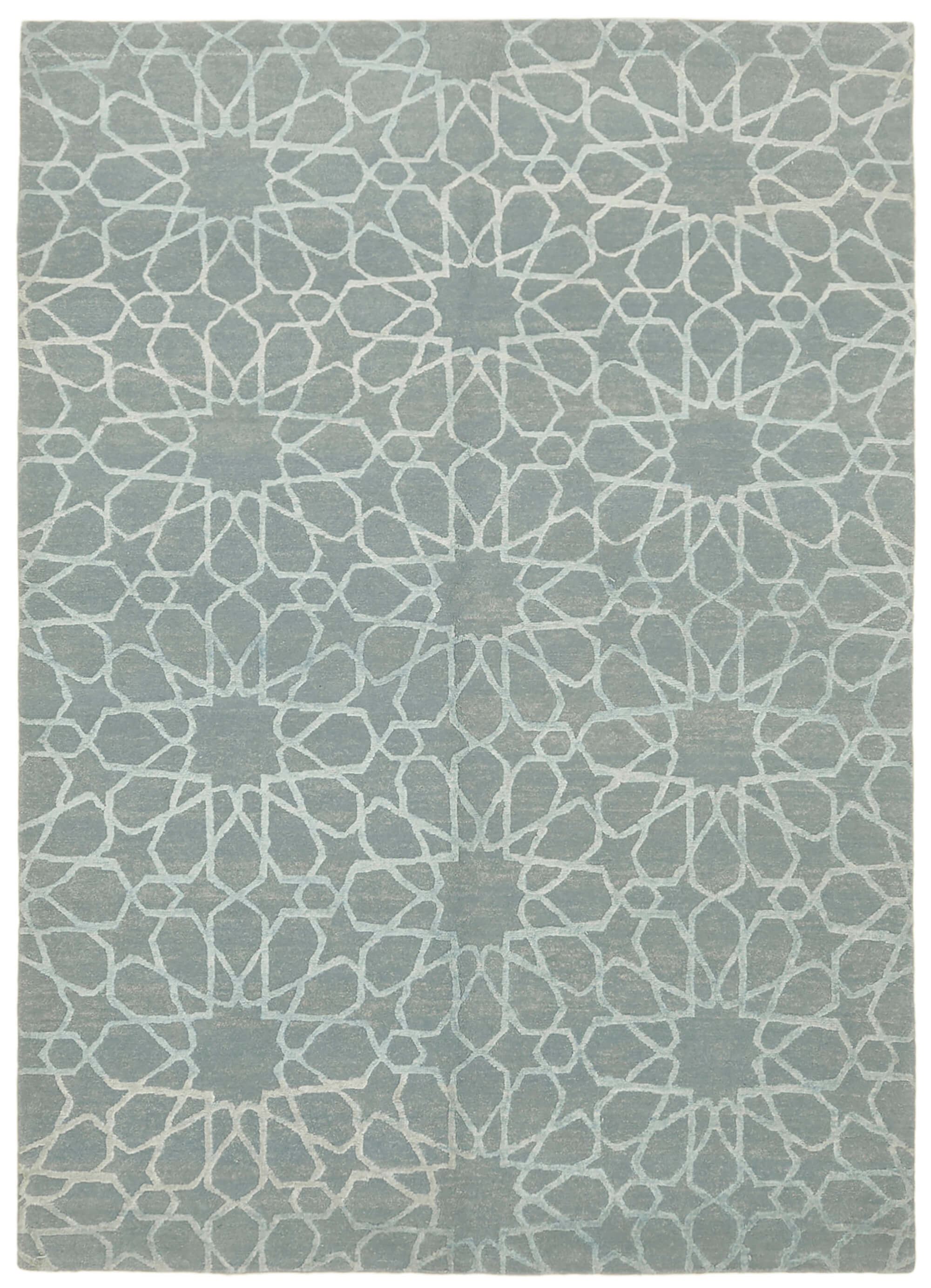 6x9 Blue Oushak Rug - 42212