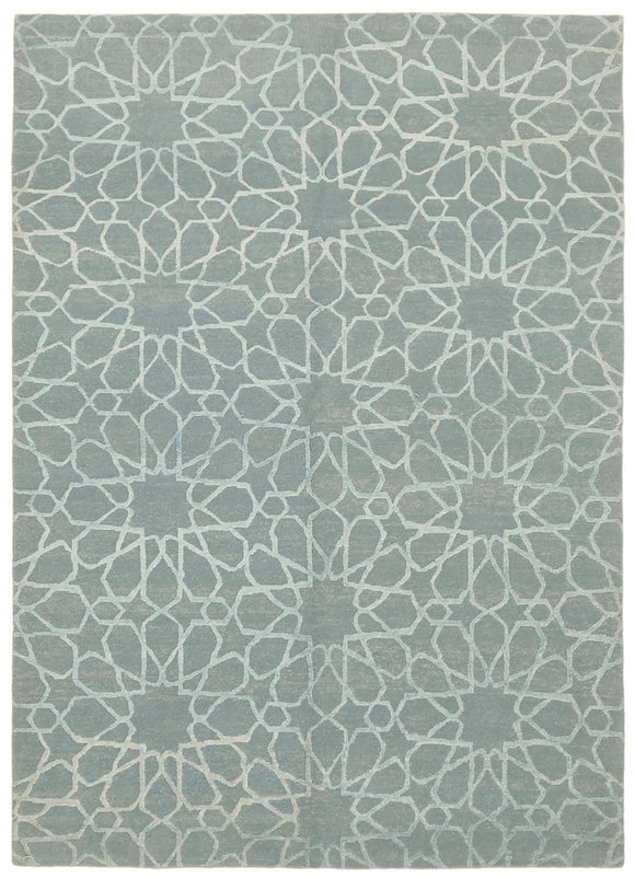 6x9 Blue Oushak Rug - 42212