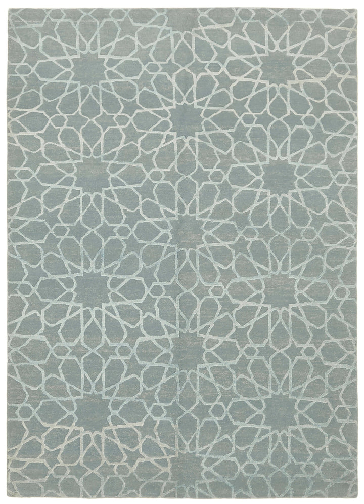 6x9 Blue Oushak Rug - 42212