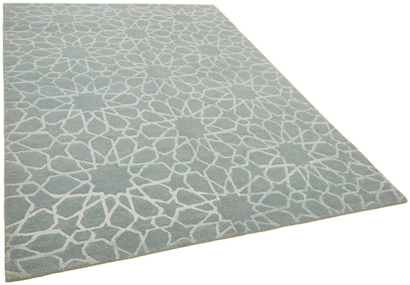 6x9 Blue Oushak Rug - 42212