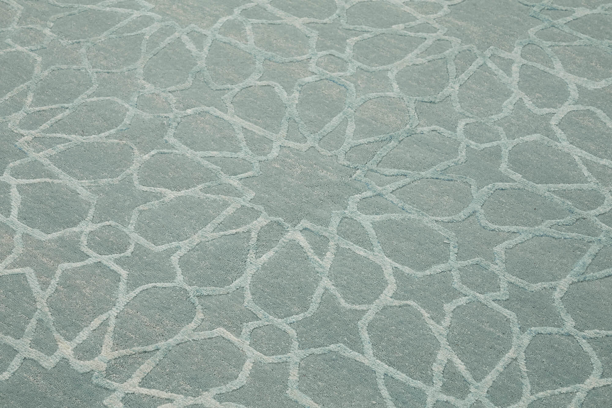 6x9 Blue Oushak Rug - 42212