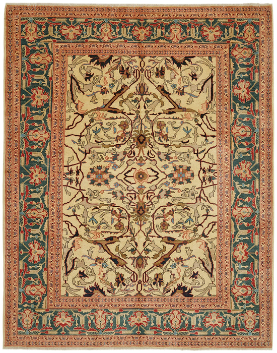 8x10 Beige Oushak Rug - 42217