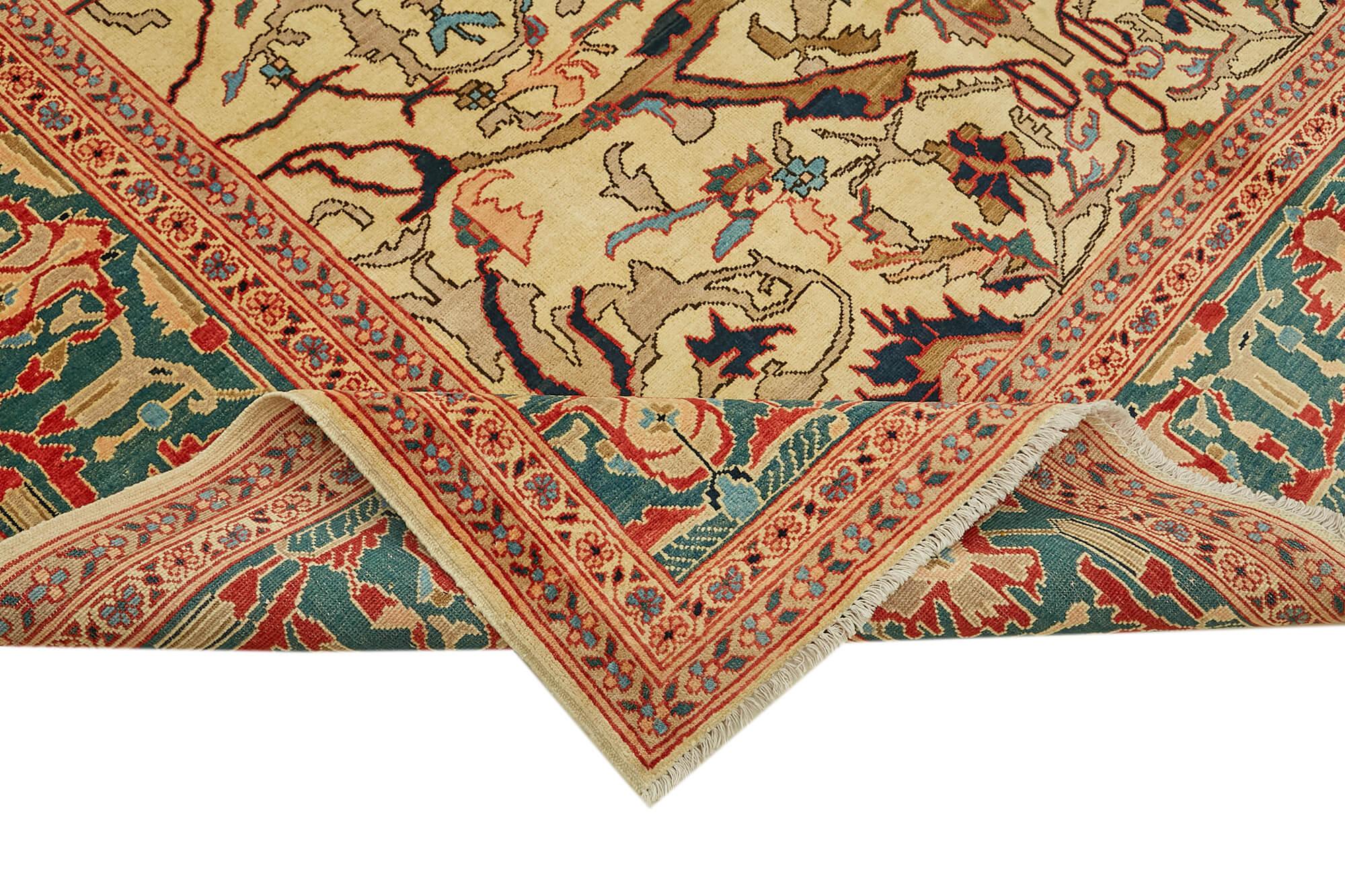 8x10 Beige Oushak Rug - 42217