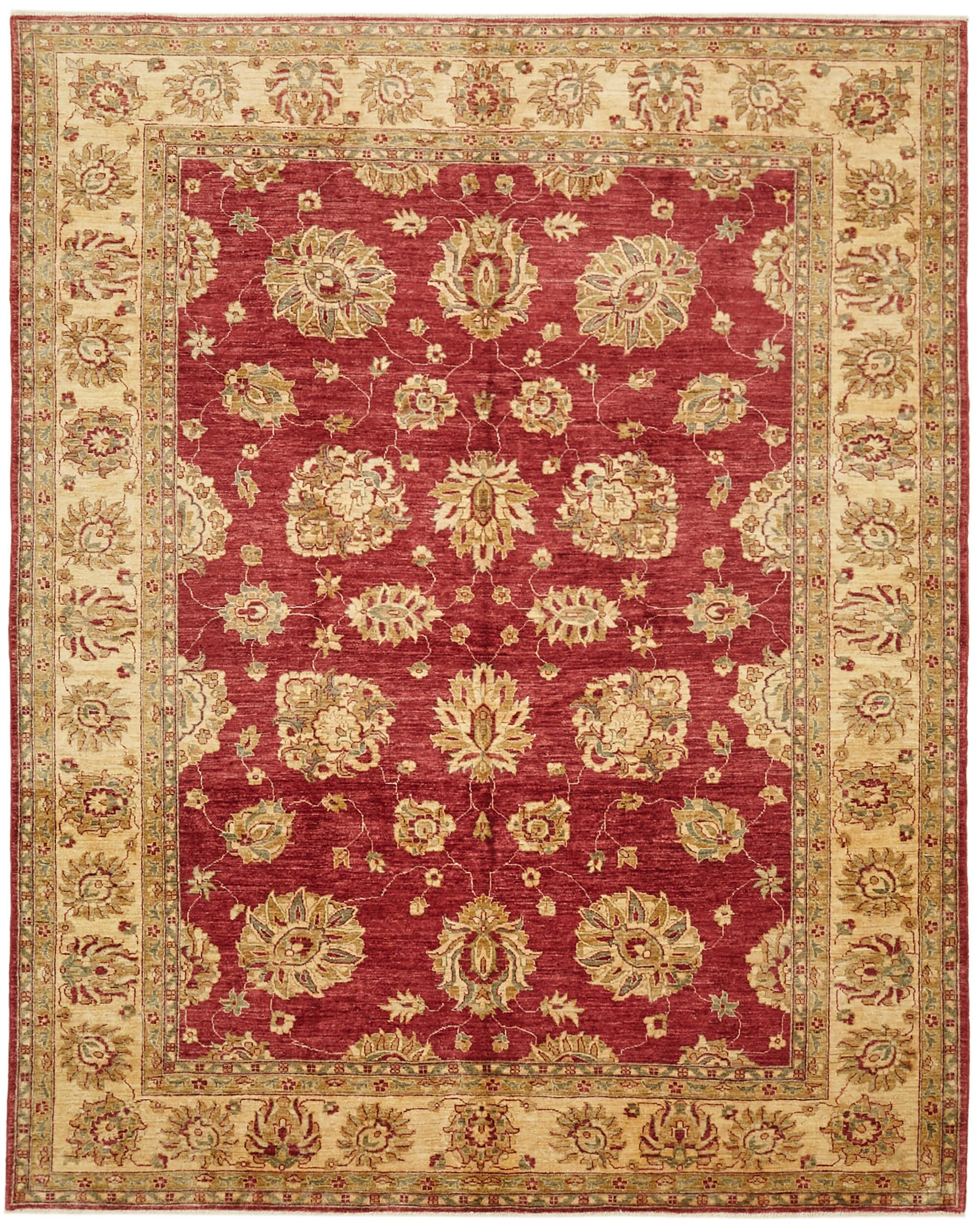 8x10 Beige Oushak Rug - 42218