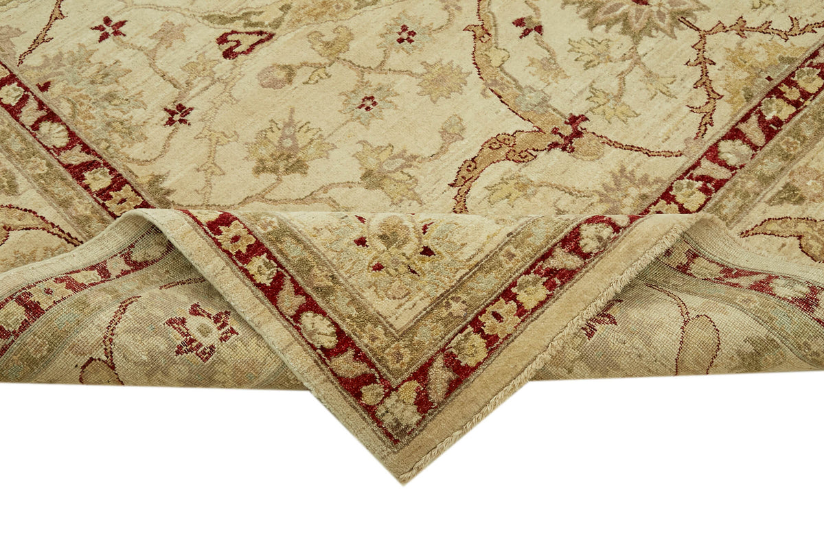 8x10 Beige Oushak Rug - 42220