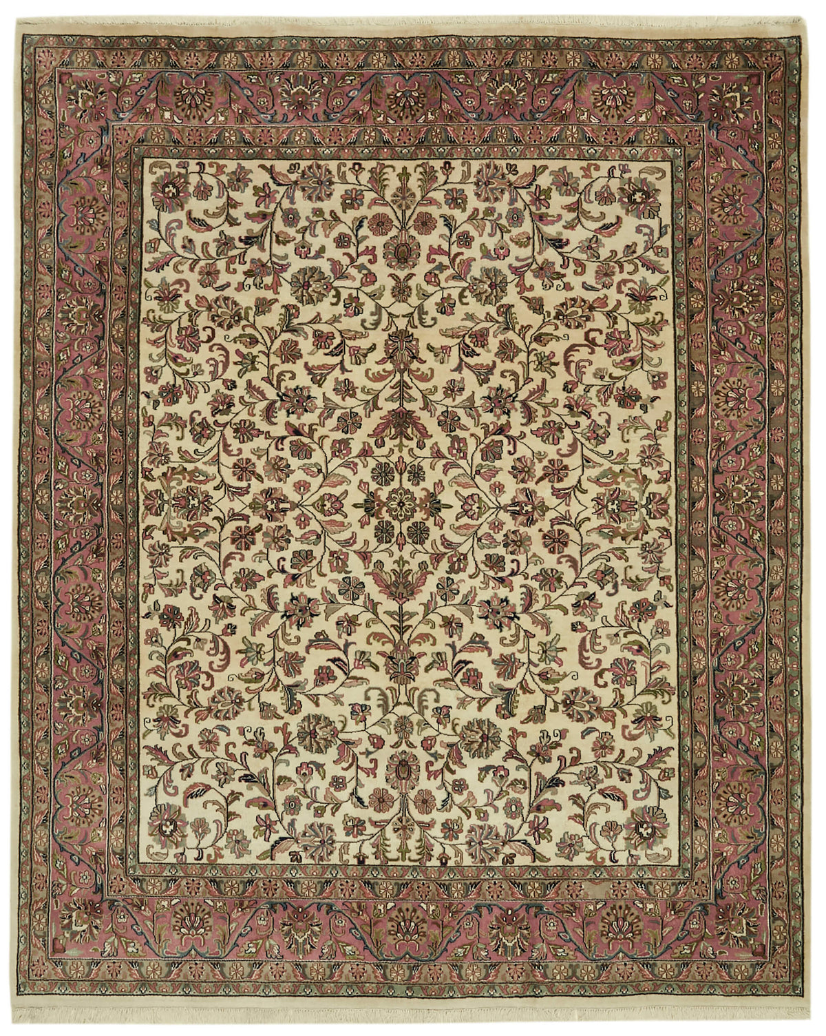 8x9 Beige Oushak Rug - 42226