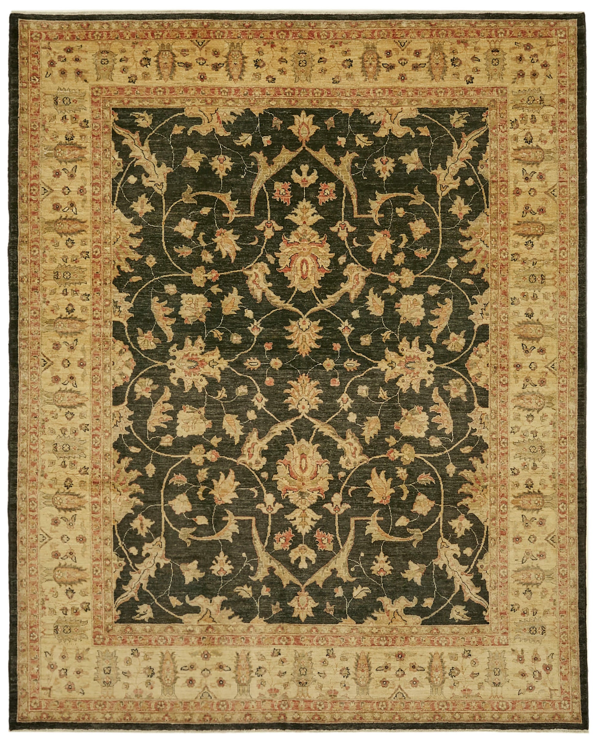 8x10 Beige Oushak Rug - 42227