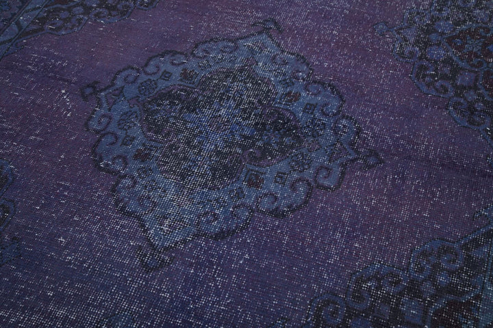 5x14 Blue Turkish Over Dyed Runner Rug - 4222