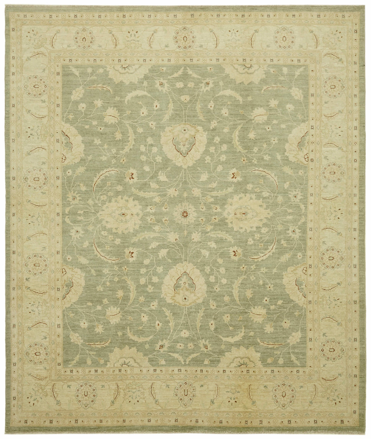 8x10 Beige Oushak Rug - 42234