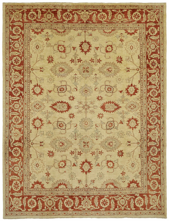 9x12 Beige Oushak Rug - 42235