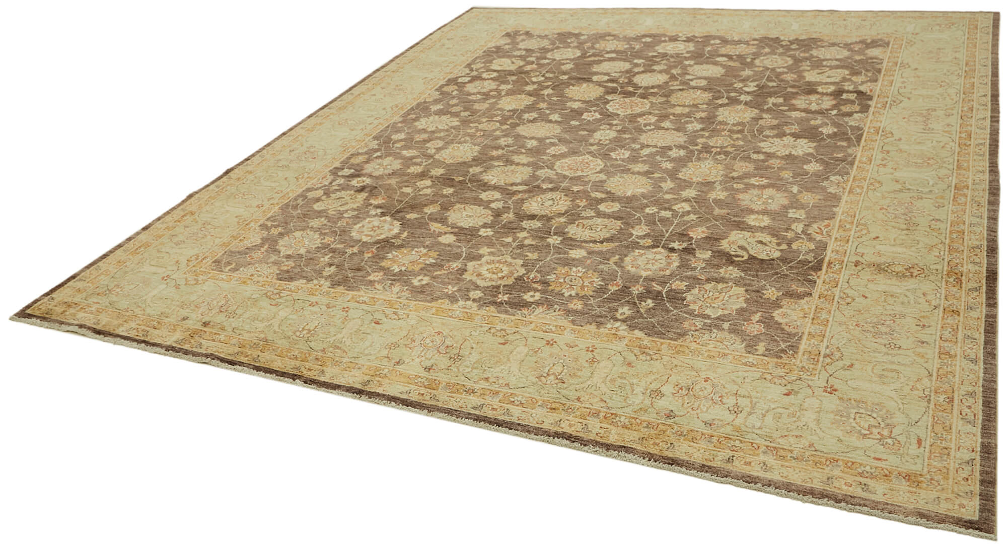 9x11 Beige Oushak Rug - 42244